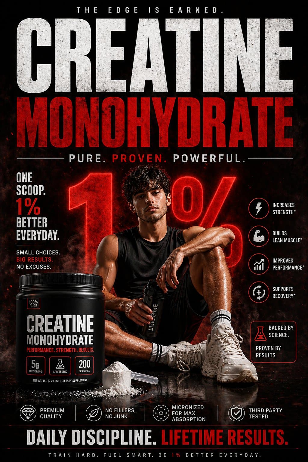 Bold Creatine Campaign Poster