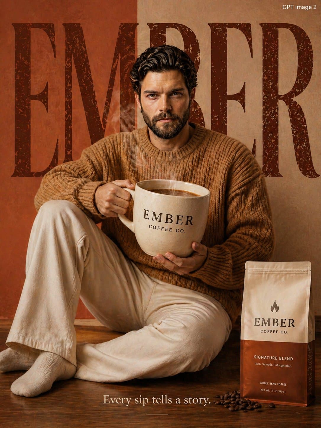 Ember Coffee Brand Advertisement