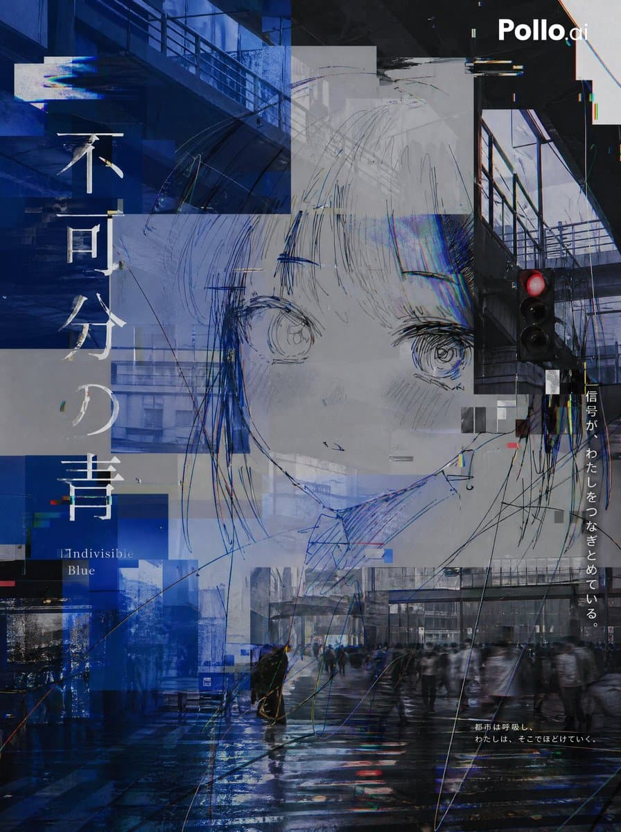 Inseparable Blue: Urban Memory Poster